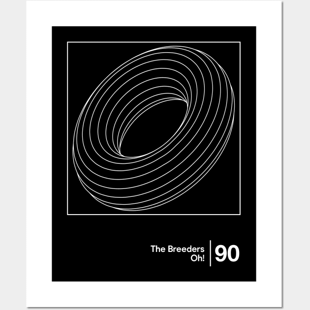 The Breeders / Minimalist Graphic Artwork Design Wall Art by saudade